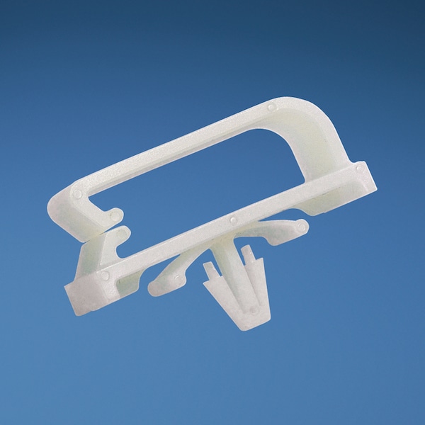 Cable Clip, Nylon 6/6, 3/4 in Bundle Dia., Natural, 1.47 in L, 200 PK